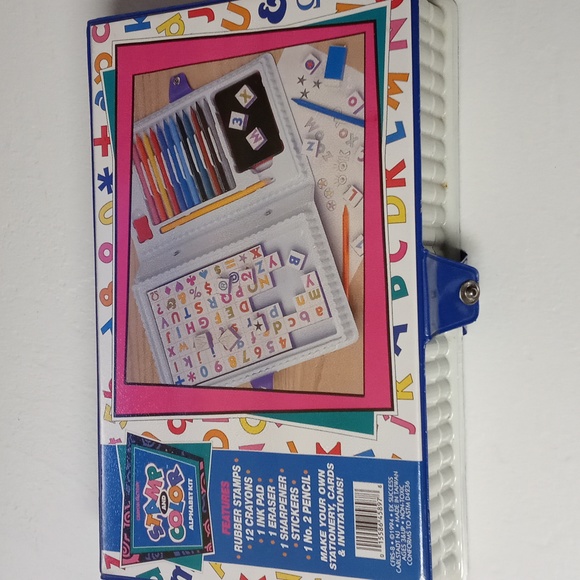 Crayon Factory Toys Stamp Color Alphabet Kit Poshmark